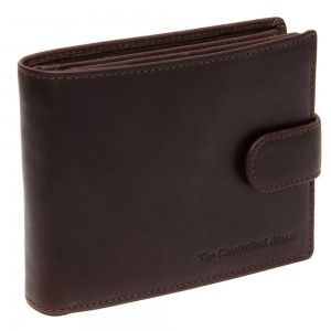 The Chesterfield Brand C08.051201 Δερμάτινο Ανδρικό Πορτοφόλι με RFID Καφέ Πορτοφόλια