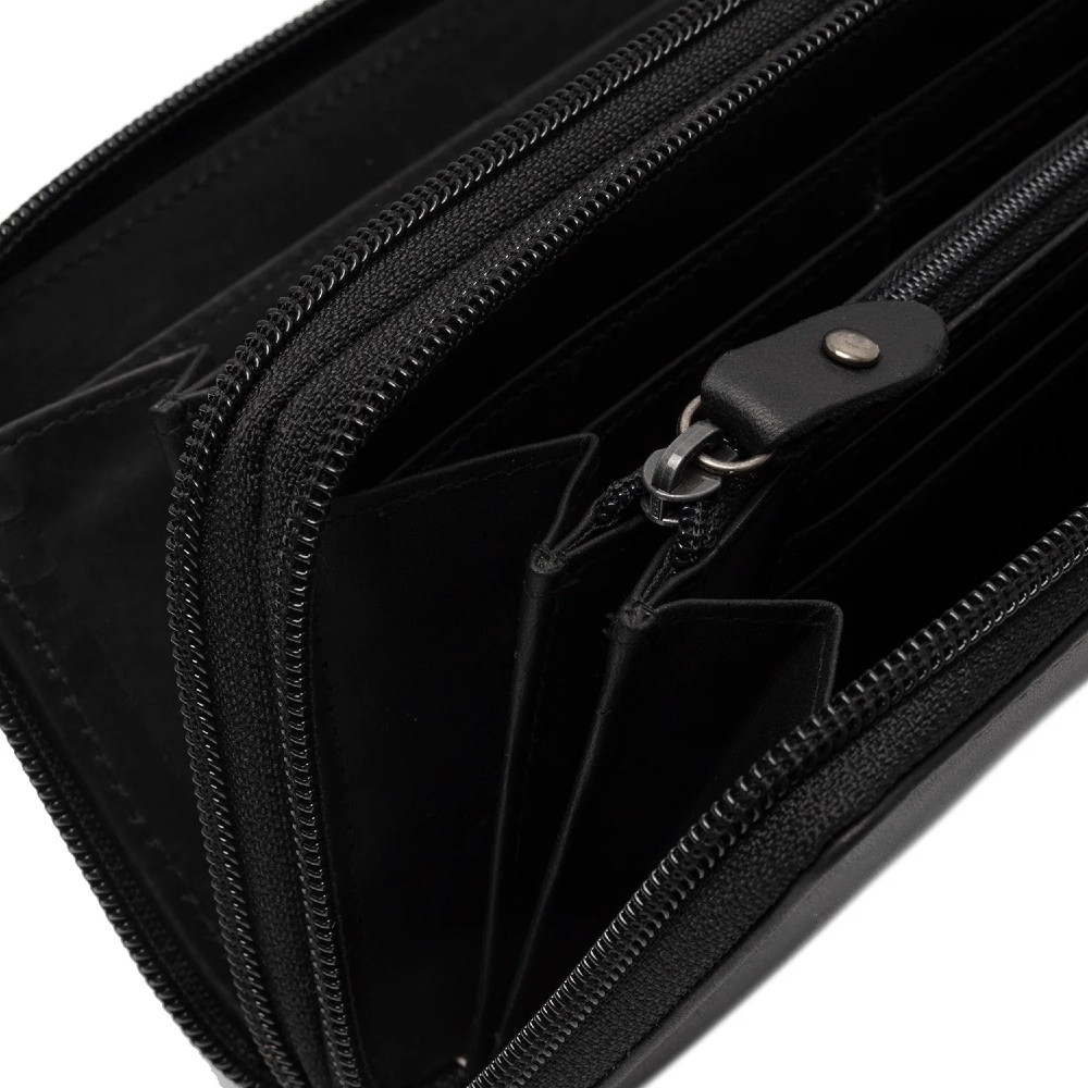 The Chesterfield Brand C08.051800 Leather Women's Wallet with RFID Black Wallets