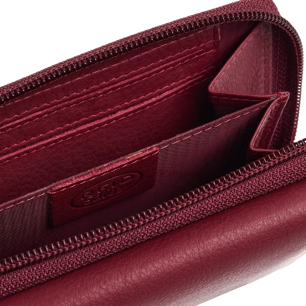 The Chesterfield Brand C08.062518 Orveta Δερμάτινο Γυναικείο Πορτοφόλι Μπορντό/Berry Πορτοφόλια