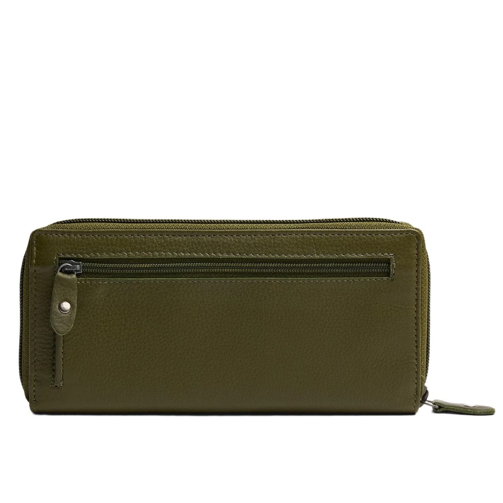 The Chesterfield Brand C08.062702 Δερμάτινο Γυναικείο Πορτοφόλι με RFID Πράσινο/Olive Πορτοφόλια