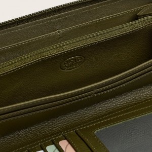 The Chesterfield Brand C08.062702 Δερμάτινο Γυναικείο Πορτοφόλι με RFID Πράσινο/Olive Πορτοφόλια