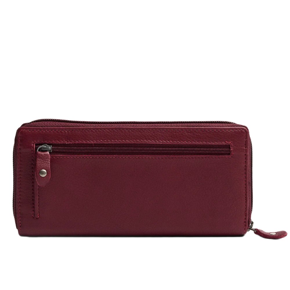 The Chesterfield Brand C08.062718 Δερμάτινο Γυναικείο Πορτοφόλι με RFID Μπορντό/Berry Πορτοφόλια