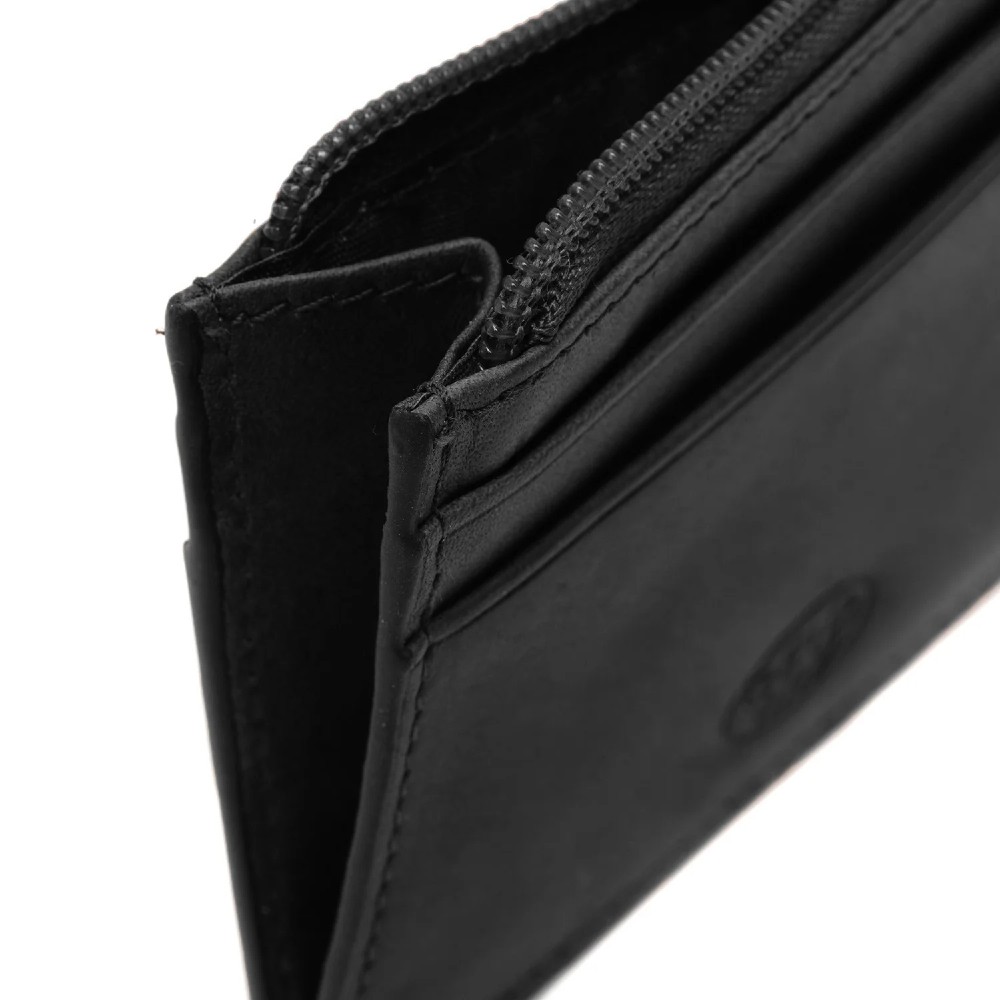 The Chesterfield Brand C08.900200 Leather Card Case with RFID Black Wallets