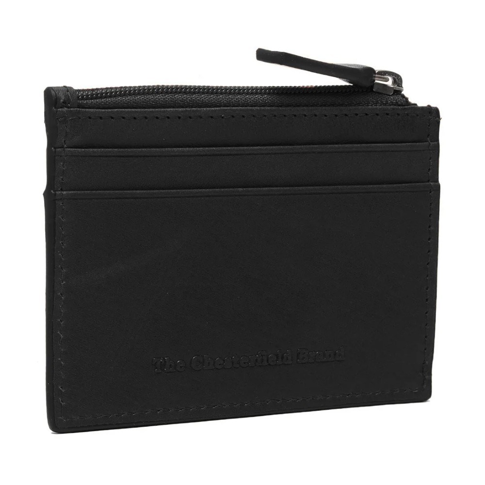 The Chesterfield Brand C08.900200 Leather Card Case with RFID Black Wallets