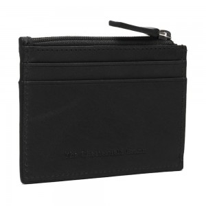 The Chesterfield Brand C08.900200 Leather Card Case with RFID Black Wallets
