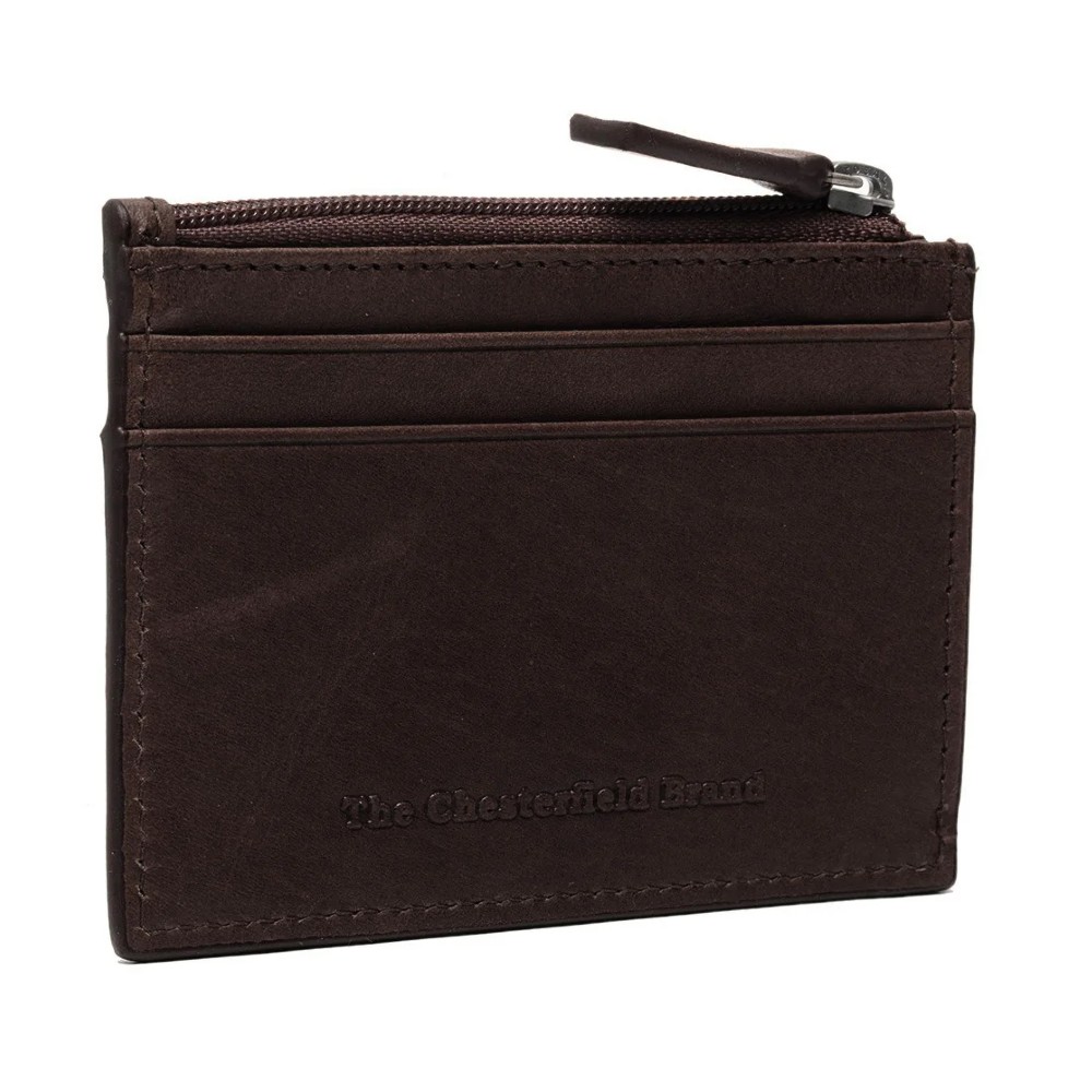 The Chesterfield Brand C08.900201 Leather Card Holder with RFID Brown Wallets