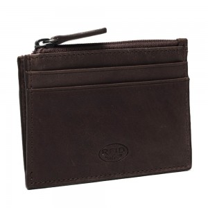 The Chesterfield Brand C08.900201 Leather Card Holder with RFID Brown Wallets