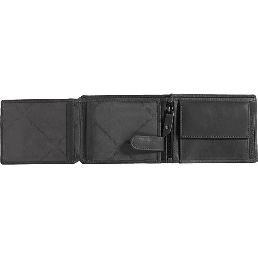 The Chesterfield Brand C08.020400 Δερμάτινο Ανδρικό Πορτοφόλι με RFID Μαύρο Πορτοφόλια