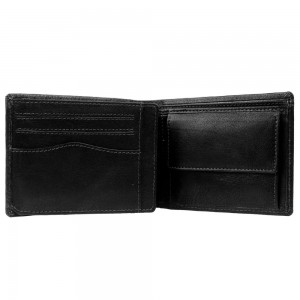 The Chesterfield Brand C08.037000 Δερμάτινο Ανδρικό Πορτοφόλι με RFID Μαύρο Πορτοφόλια