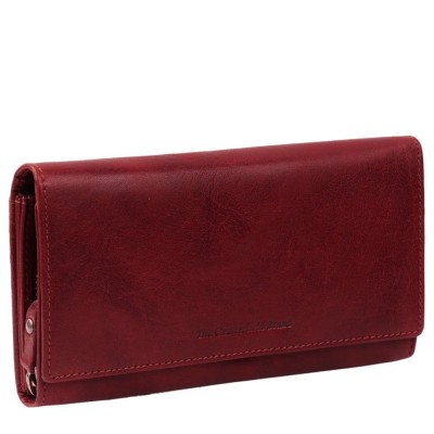 The Chesterfield Brand C08.037304 Δερμάτινο Γυναικείο Πορτοφόλι με RFID Κόκκινο