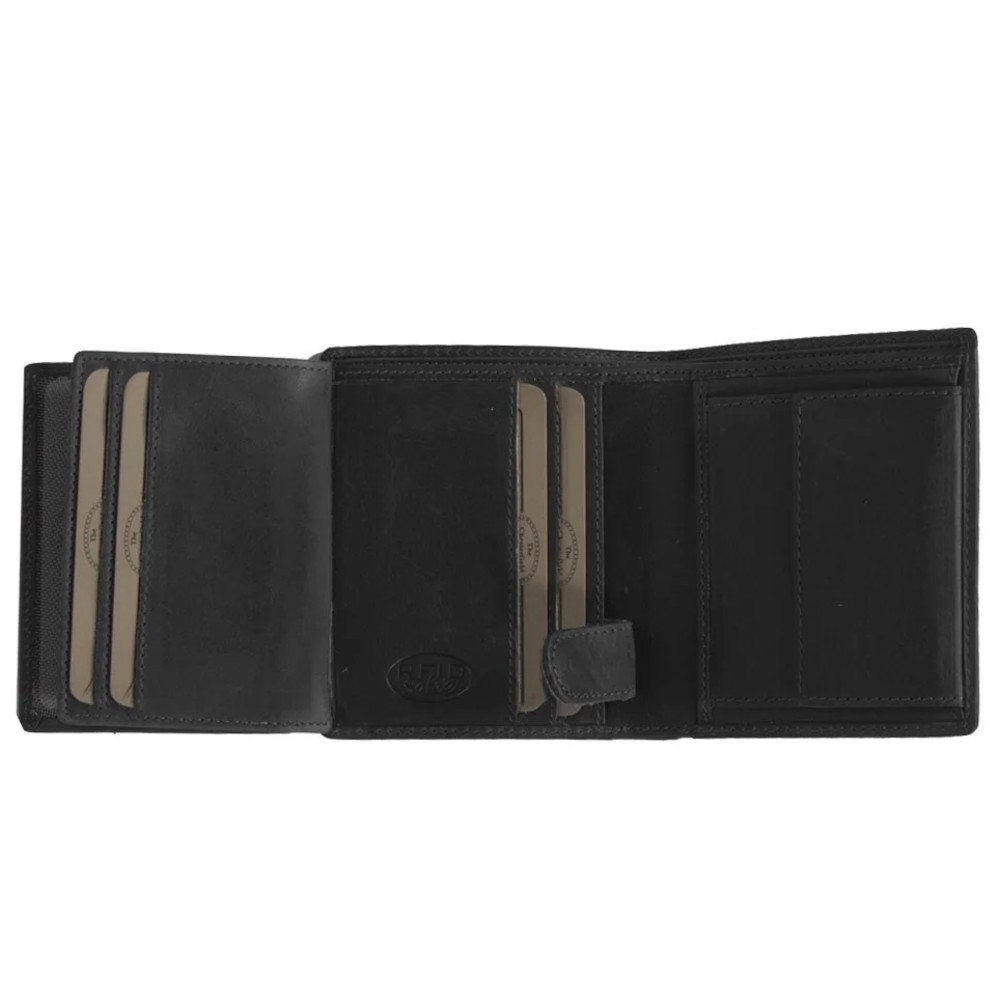 The Chesterfield Brand C08.040700 Δερμάτινο Ανδρικό Πορτοφόλι με RFID Μαύρο Πορτοφόλια