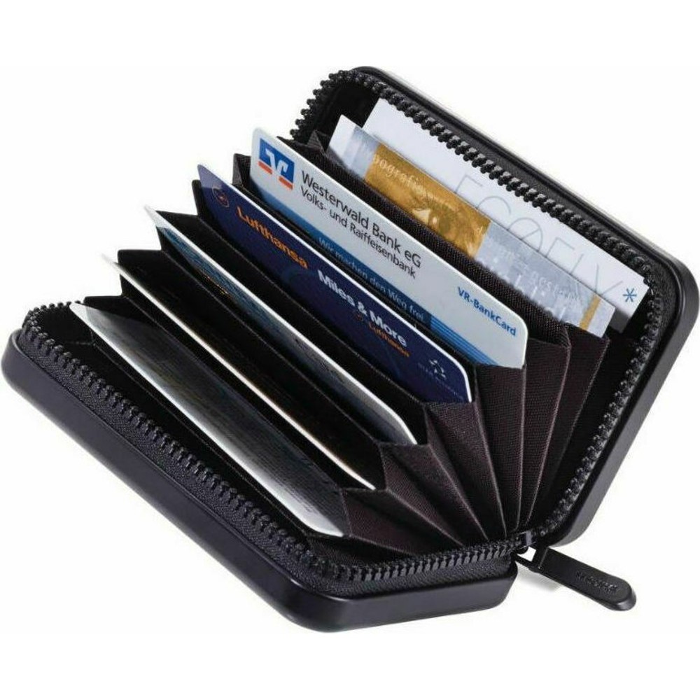 Troika CCC04/BK Καρτοθήκη Αλουμινίου με Rfid Μαύρη Πορτοφόλια