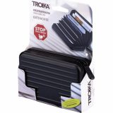 Troika CCC04/BK Καρτοθήκη Αλουμινίου με Rfid Μαύρη 2
