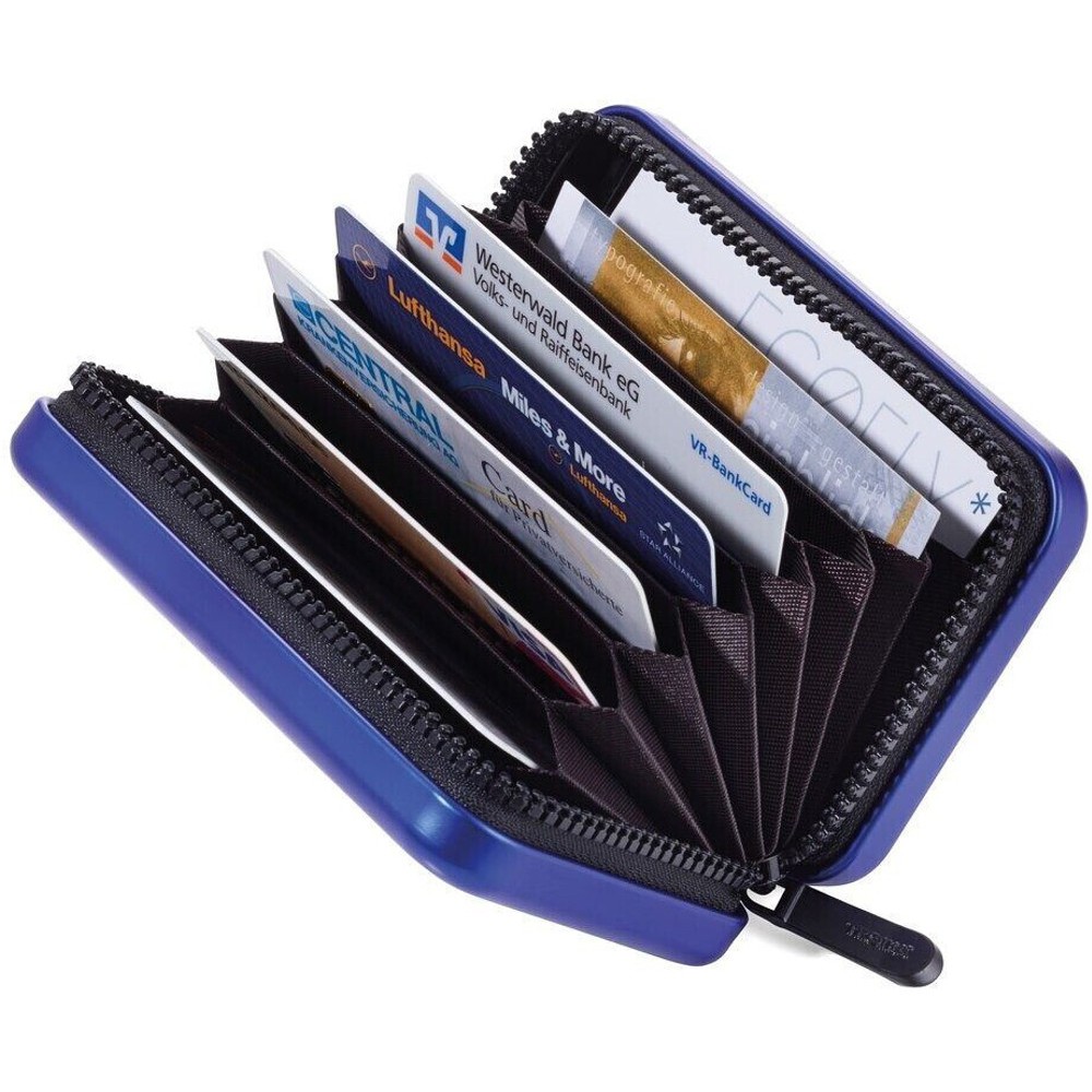 Troika CCC04/BL Καρτοθήκη Αλουμινίου με Rfid Μπλε Πορτοφόλια