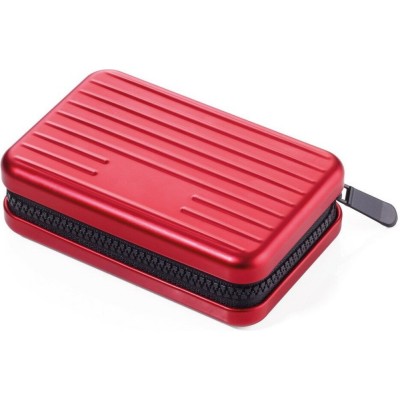 Troika CCC04/RD Καρτοθήκη Αλουμινίου με Rfid Κόκκινη