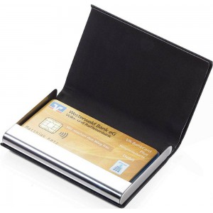 TROIKA CCC07/BK Business-credit card case Θήκη  Καρτών Μαύρη Πορτοφόλια