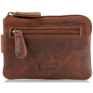 KION Καρτοθήκη δέρμα D-26 Καφέ Wallets