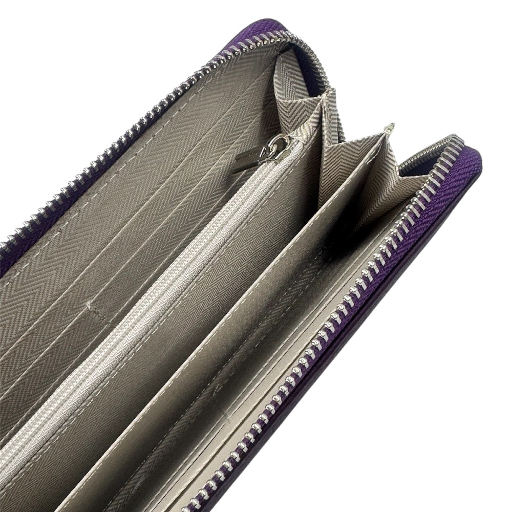 Domus 313 Leather Women's Wallet Purple Wallets