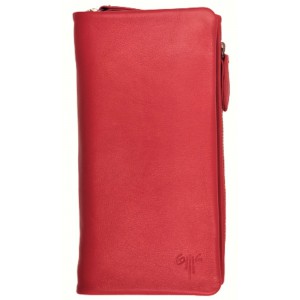 Kion Δέρμα πορτοφόλι μεγάλο 3790 κόκκινο Πορτοφόλια