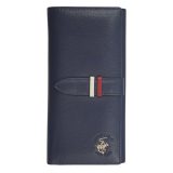 Πορτοφόλι δέρμα γυναικείο POLO BEVERLY HILLS BH-1350 μπλε 1