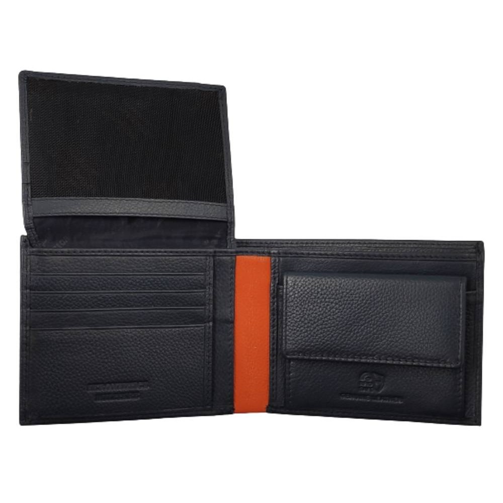 AERONAUTICA MILITARE AM-152 δέρμα πορτοφόλι μπλε Wallets