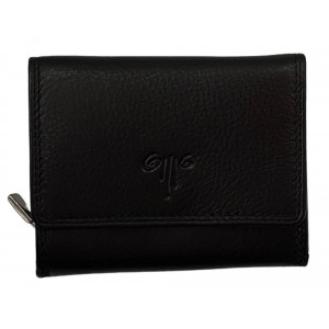 Γυναικείο Πορτοφόλι δέρμα kion 335 μαύρο Wallets
