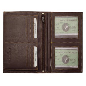 ΠΟΡΤΟΦΟΛΙ ΔΕΡΜΑ KAPPA 4301 ΚΑΦΕ Πορτοφόλια