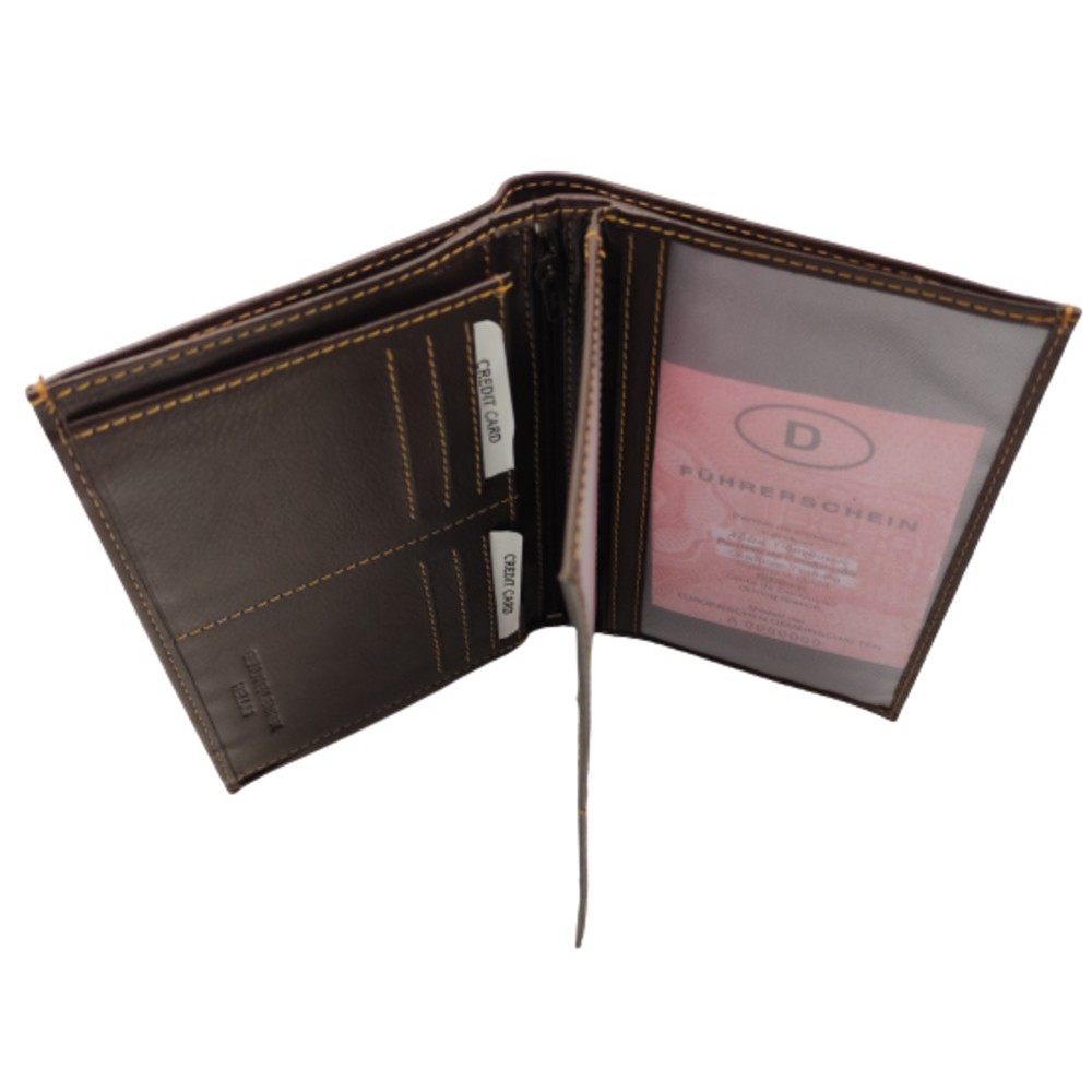 ΠΟΡΤΟΦΟΛΙ ΔΕΡΜΑ KAPPA 4301 ΚΑΦΕ Πορτοφόλια