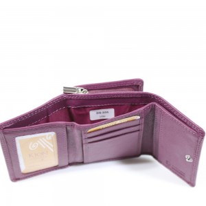 Γυναικείο Πορτοφόλι δέρμα kion 335 Λιλά Πορτοφόλια
