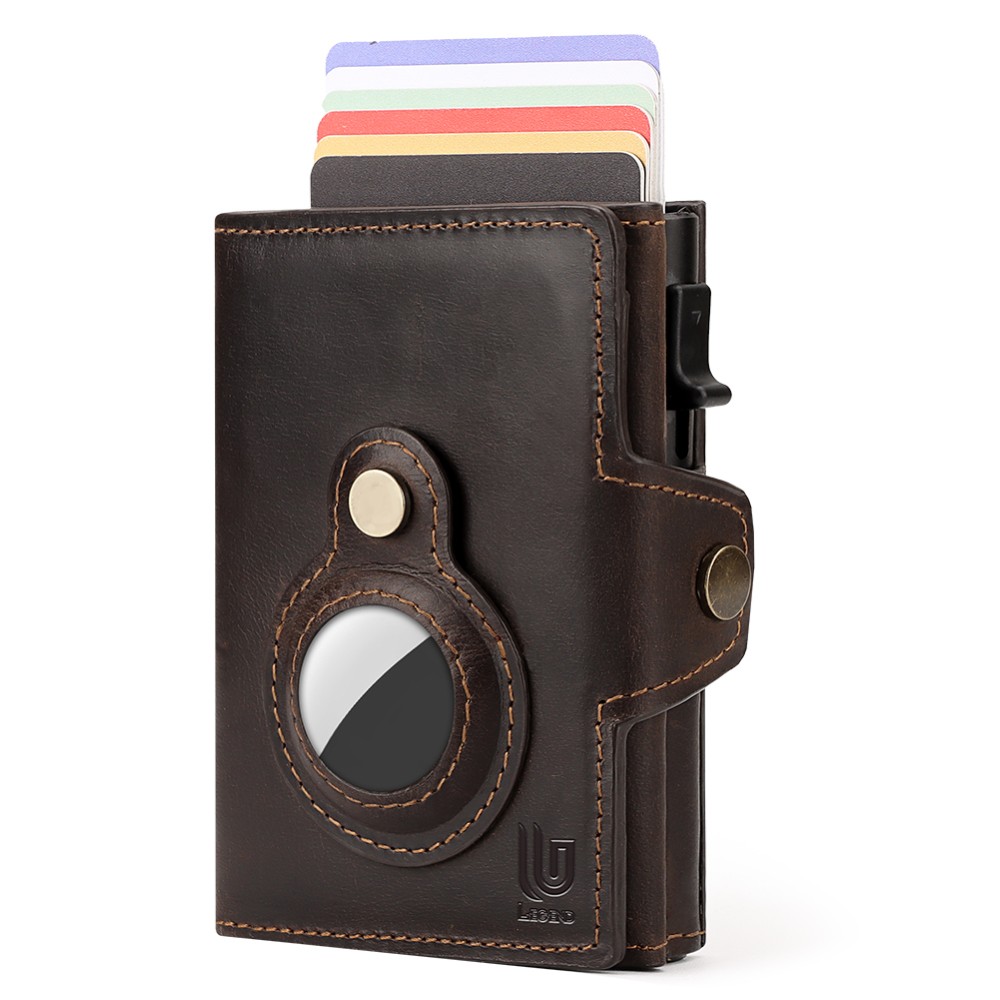 Legend LGDW-220-A Δερμάτινο Πορτοφόλι RFID AirTag Καφέ Πορτοφόλια