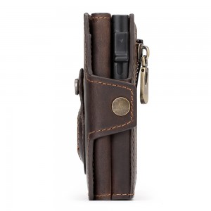 Legend LGDW-220-A Δερμάτινο Πορτοφόλι RFID AirTag Καφέ Πορτοφόλια