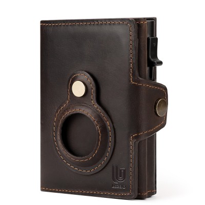 Legend LGDW-220-A Leather Wallet RFID AirTag Brown