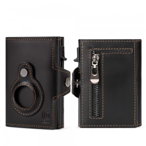 Legend LGDW-220 Δερμάτινο Πορτοφόλι RFID AirTag Μαύρο Πορτοφόλια