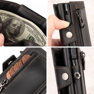 Legend LGDW-220 Δερμάτινο Πορτοφόλι RFID AirTag Μαύρο Πορτοφόλια