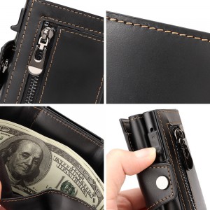 Legend LGDW-221 Δερμάτινο Πορτοφόλι RFID Μαύρο Πορτοφόλια