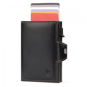 Legend LGDW-221 Δερμάτινο Πορτοφόλι RFID Μαύρο Πορτοφόλια
