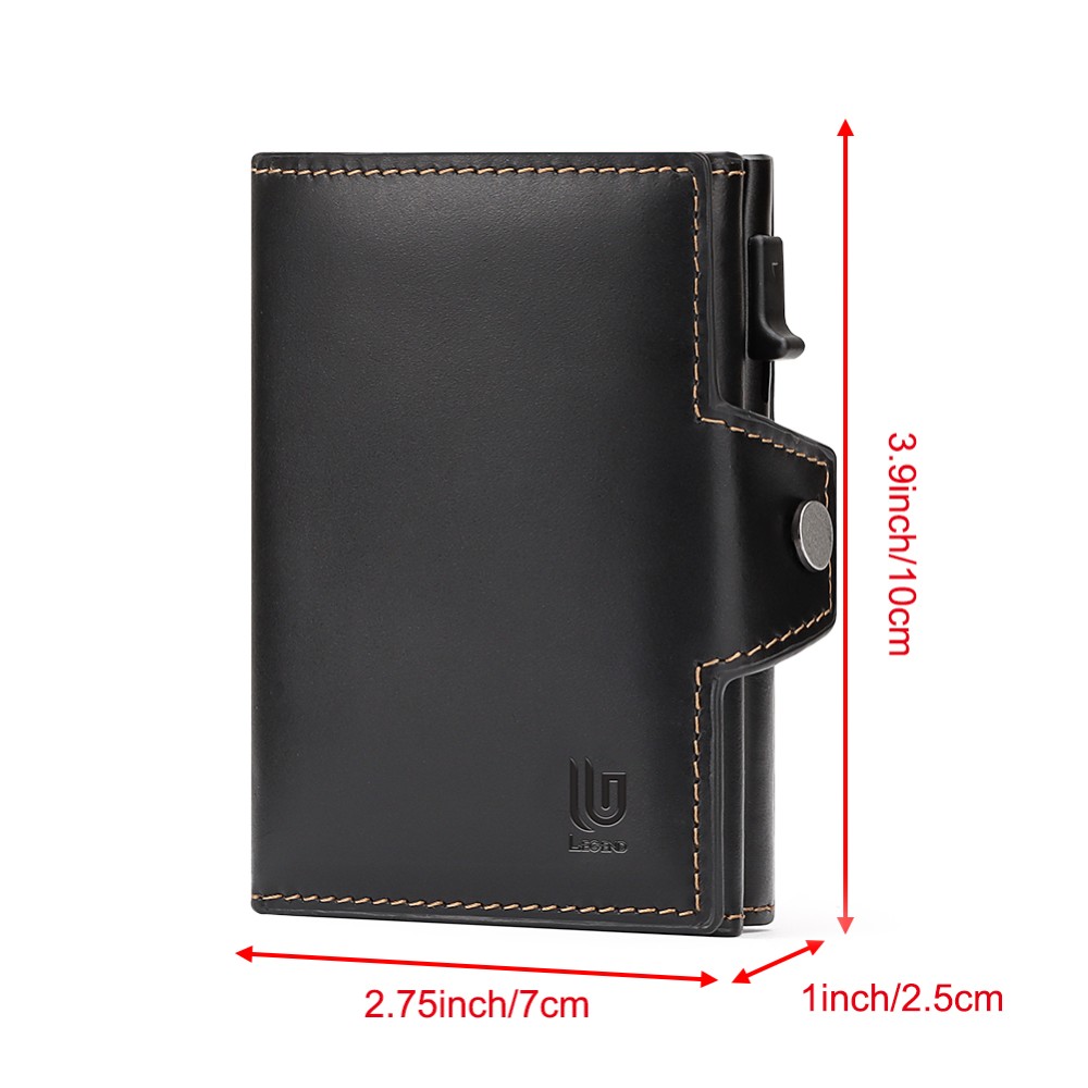 Legend LGDW-221 Δερμάτινο Πορτοφόλι RFID Μαύρο Πορτοφόλια