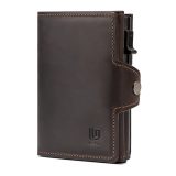 Legend LGDW-221-B Δερμάτινο Πορτοφόλι RFID Καφέ 1