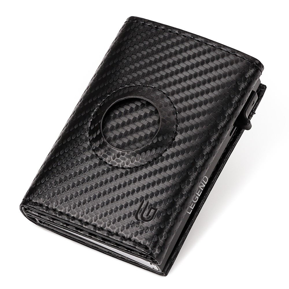 Legend LGDW-223-A AirTag Πορτοφόλι από CarbonFiber με RFID Μαύρο Πορτοφόλια