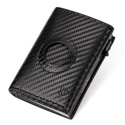 Legend LGDW-223-A AirTag Πορτοφόλι από CarbonFiber με RFID Μαύρο