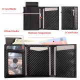 Legend LGDW-223-A AirTag Πορτοφόλι από CarbonFiber με RFID Μαύρο 3