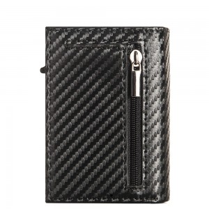 Legend LGDW-223 AirTag Πορτοφόλι από CarbonFiber με RFID Μαύρο  Πορτοφόλια