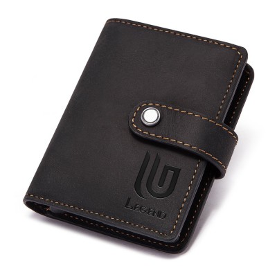 Legend LGDW-225 Leather Wallet with RFID Black