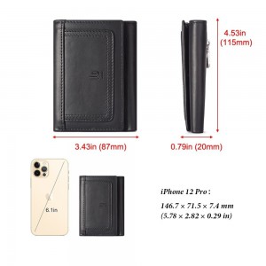 Legend LGGW-226 Leather Wallet with RFID Black Wallets
