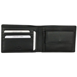 Luxus Δερμάτινο Ανδρικό Πορτοφόλι Με RFID LX-5914 Μαύρο  Πορτοφόλια