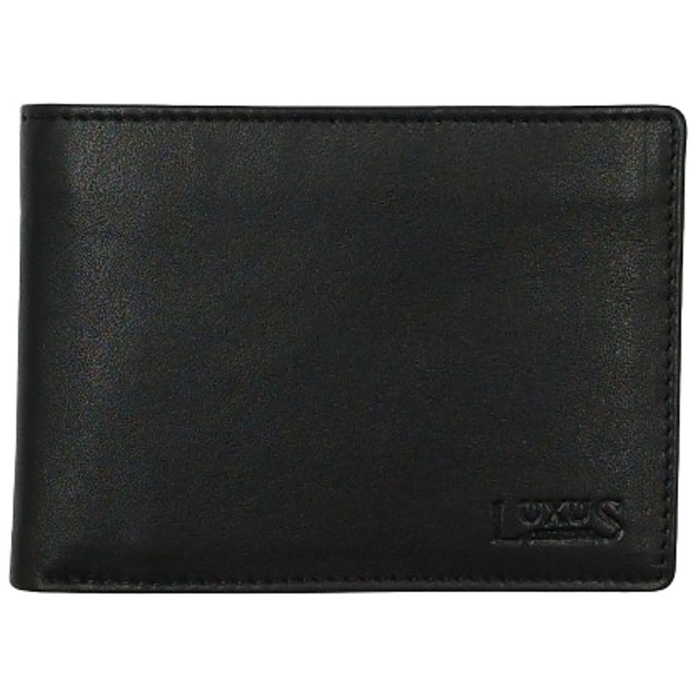 Luxus Δερμάτινο Ανδρικό Πορτοφόλι Με RFID LX-5914 Μαύρο  Πορτοφόλια