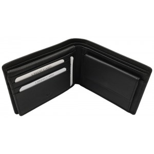 Luxus Δερμάτινο Ανδρικό Πορτοφόλι Με RFID LX-5914 Μαύρο  Πορτοφόλια