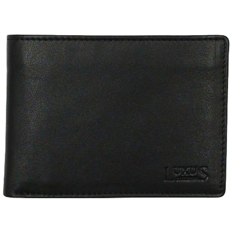 Luxus Δερμάτινο Ανδρικό Πορτοφόλι Με RFID LX-5914 Μαύρο LUXUS