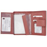 Luxus Δερμάτινο Γυναικείο Πορτοφόλι με RFID LX40014 Ροζ 2