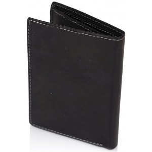 LUXUS Ανδρικό Πορτοφόλι δέρμα LX664-1 μαύρο Πορτοφόλια